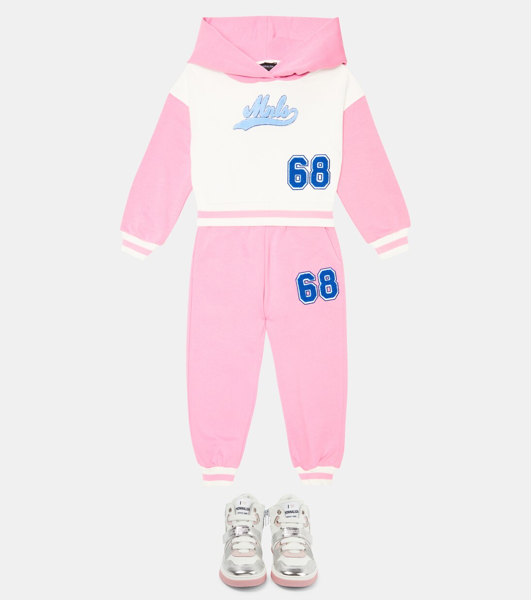 Cotton-blend fleece sweatpants | Monnalisa