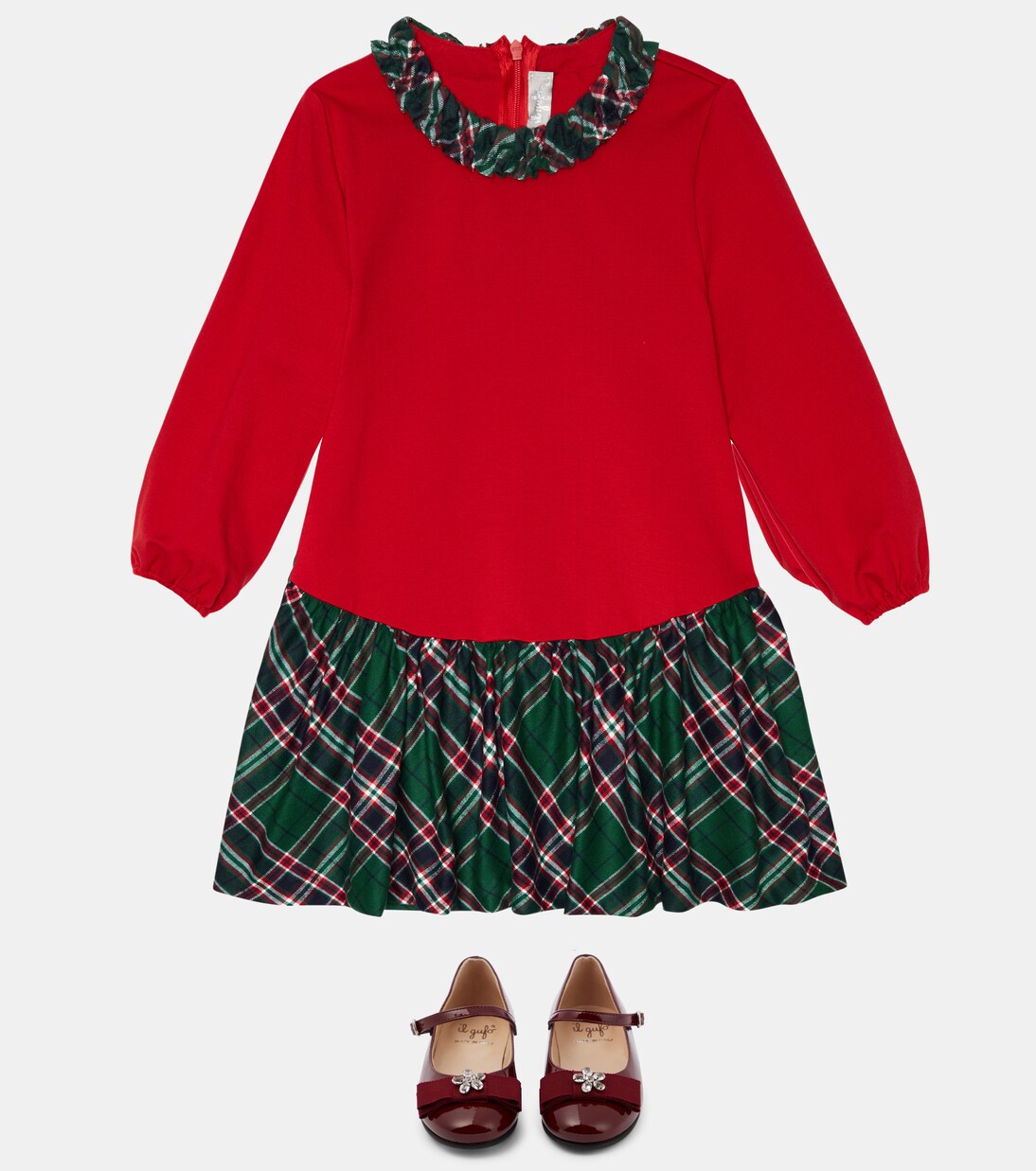 Checked dress | Il Gufo