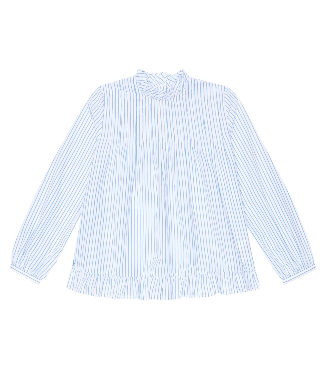 Striped cotton poplin blouse | Polo Ralph Lauren Kids