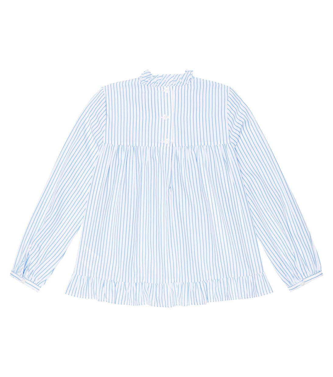 Striped cotton poplin blouse | Polo Ralph Lauren Kids