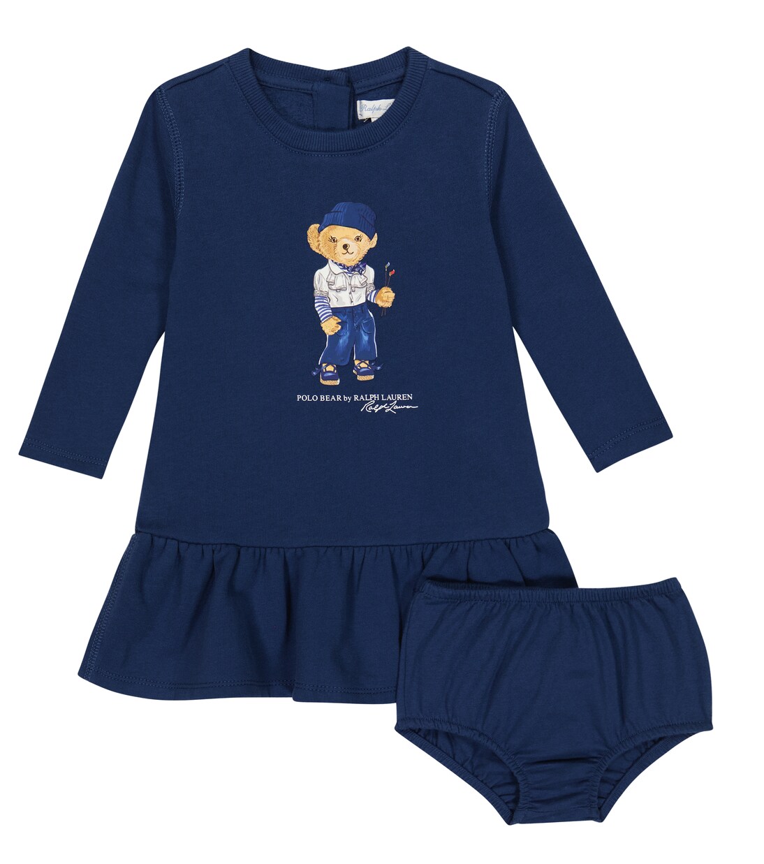 Baby Polo Bear dress and bloomers set | Polo Ralph Lauren Kids