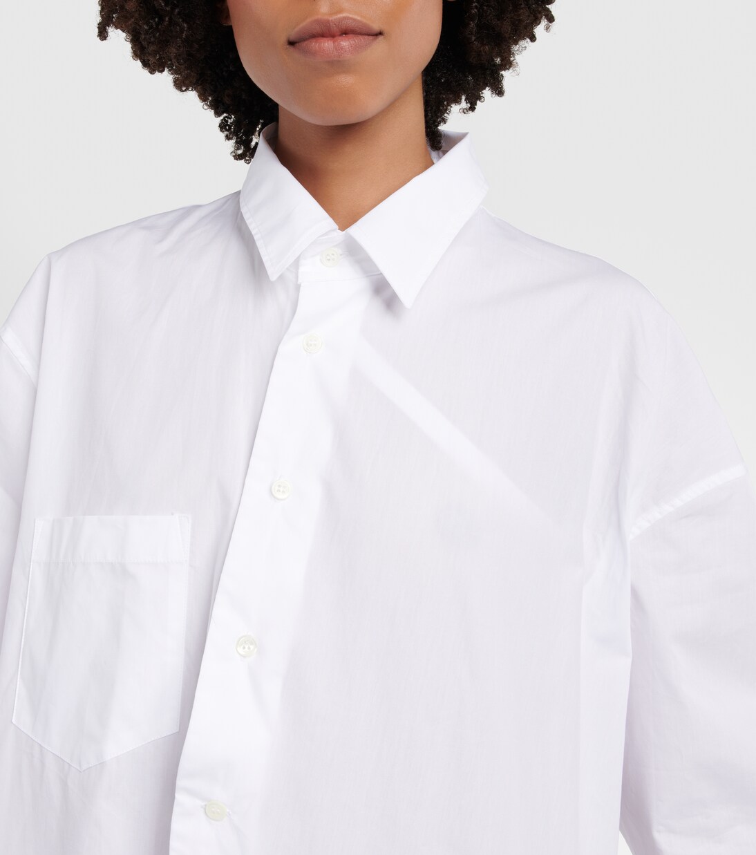 Vestido camisero Henrietta de algodón | Ann Demeulemeester