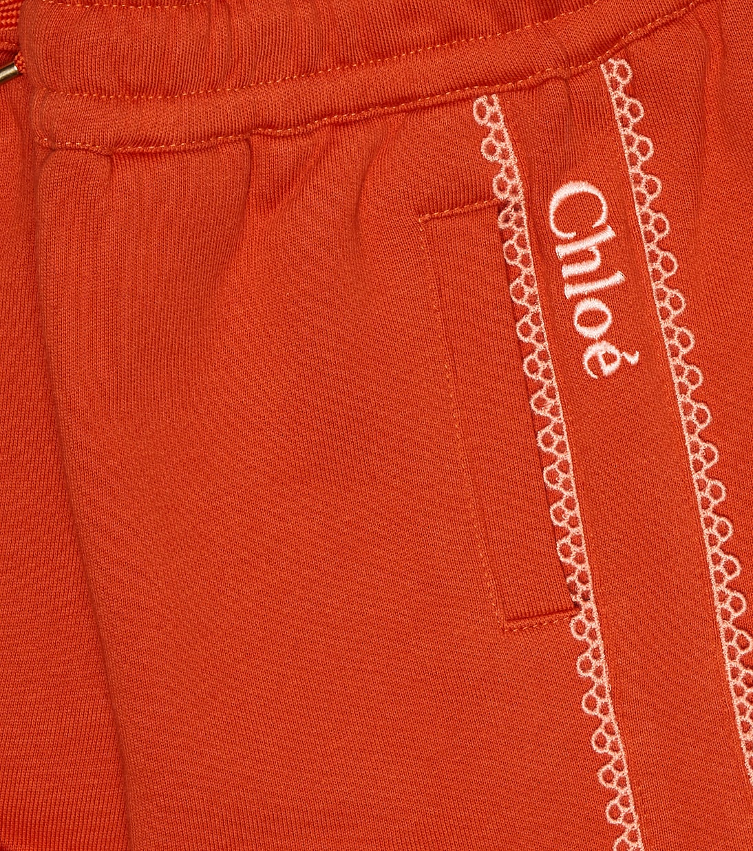 Short brodé en coton | Chloé Kids