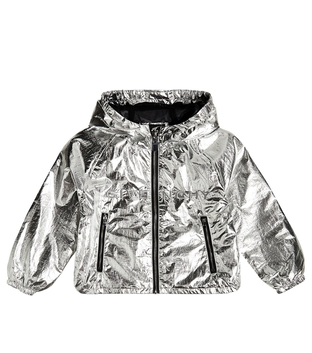 Logo metallic jacket | Givenchy Kids