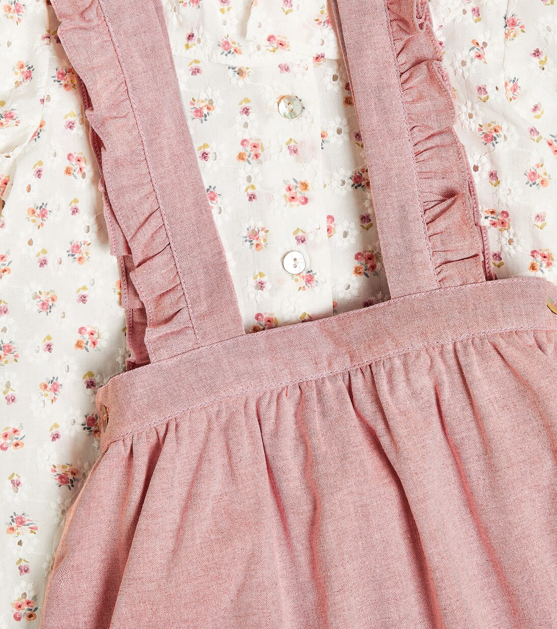 Agata cotton-blend shirt and skirt | La Coqueta