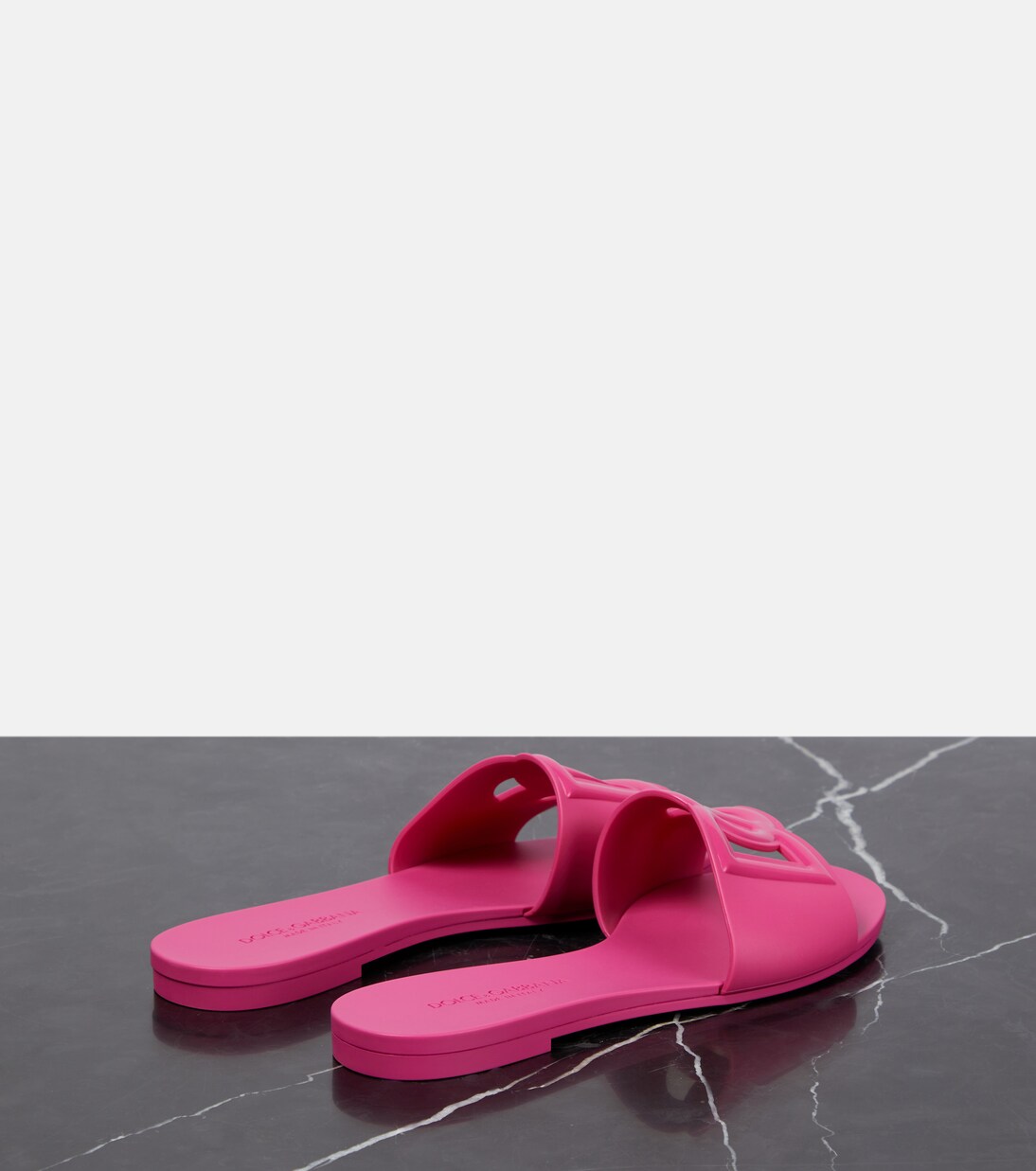 Sandalias de goma con DG | Dolce&Gabbana