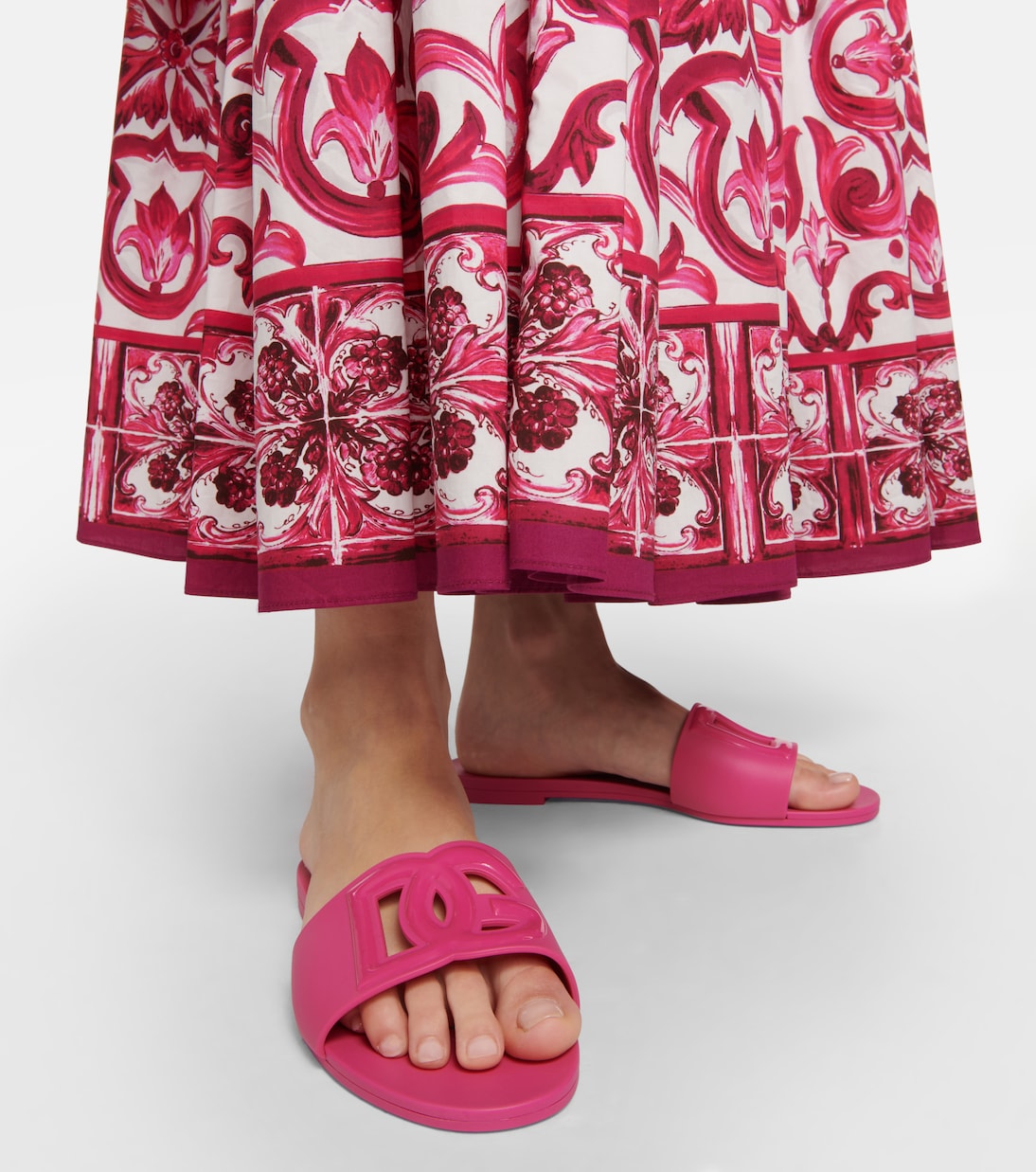 Sandalias de goma con DG | Dolce&Gabbana