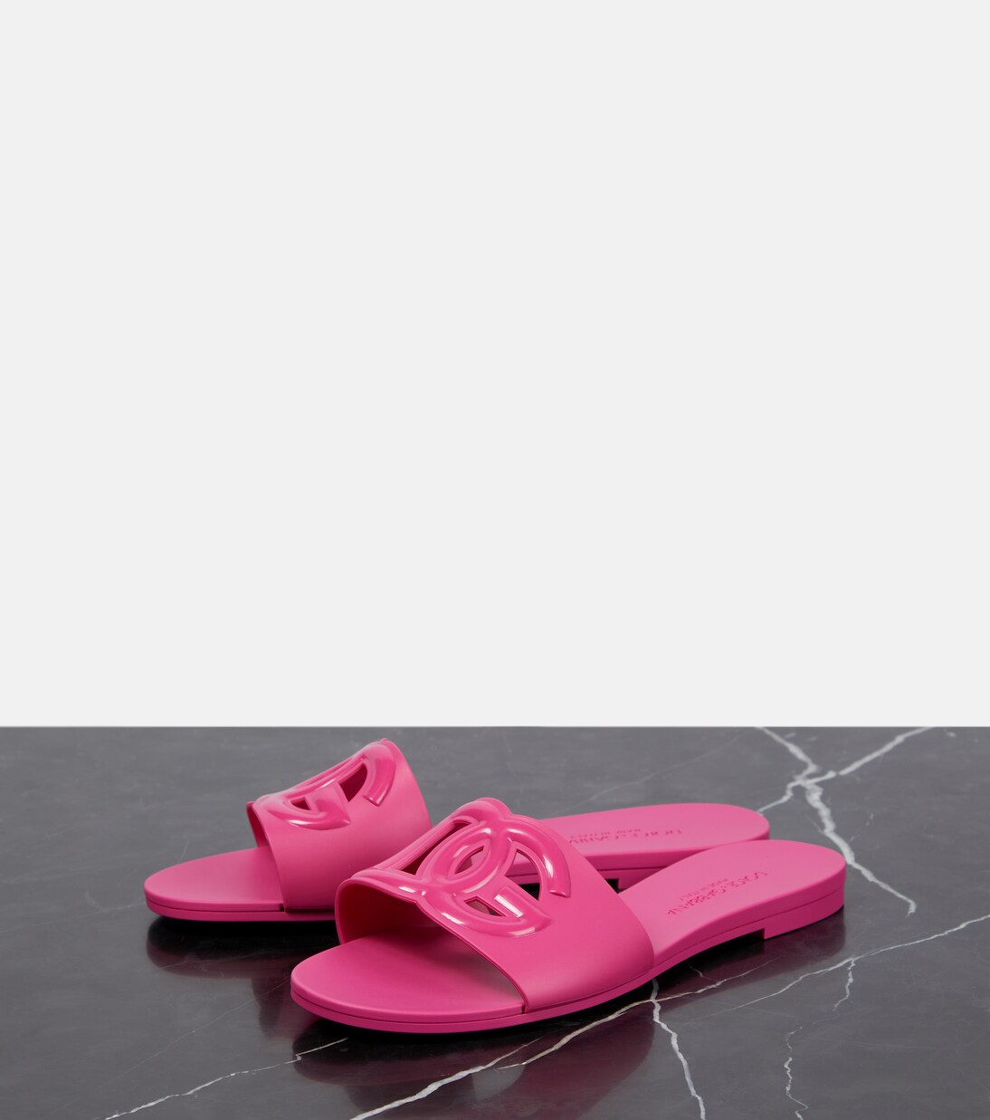 Sandalias de goma con DG | Dolce&Gabbana