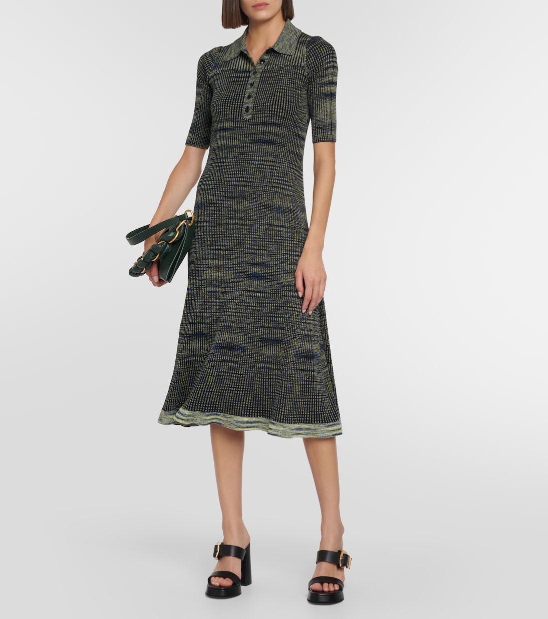 Pantoletten Buckle Slide aus Leder | Proenza Schouler