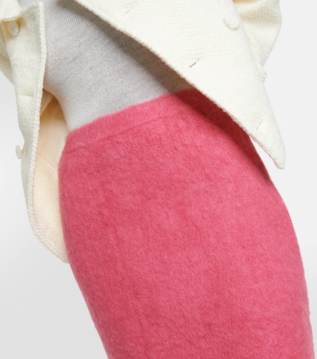 Midirock aus Wolle und Kaschmir | Xu Zhi