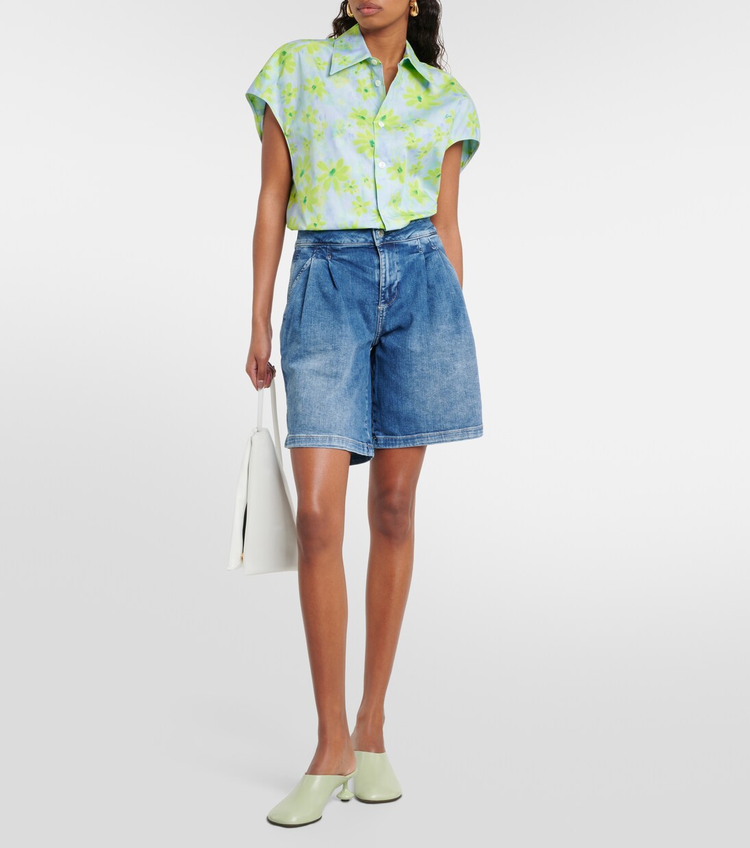 High-Rise Jeansshorts | AG Jeans