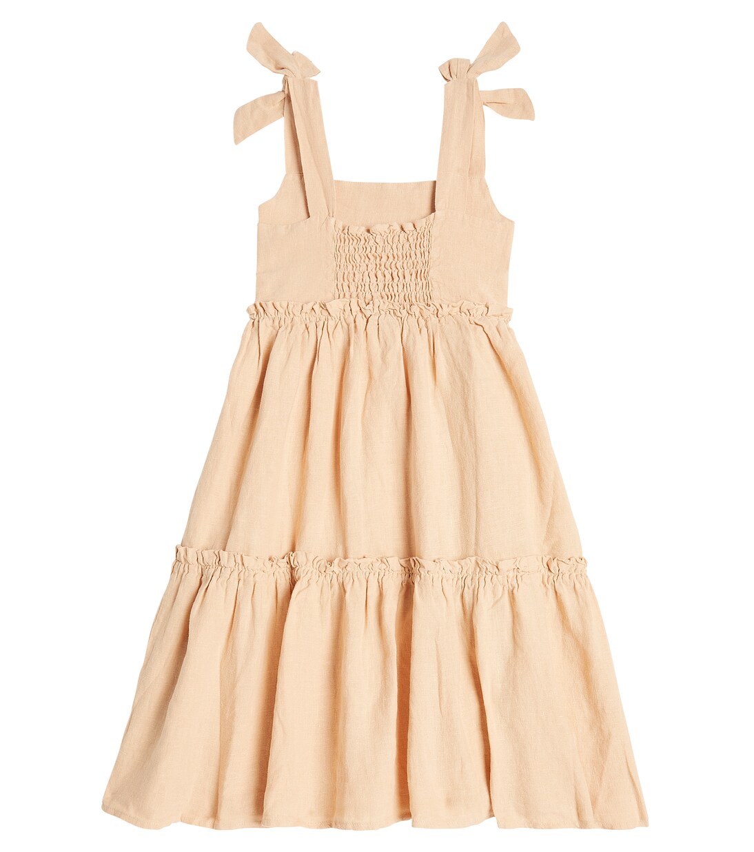 Janne tiered linen dress | Donsje