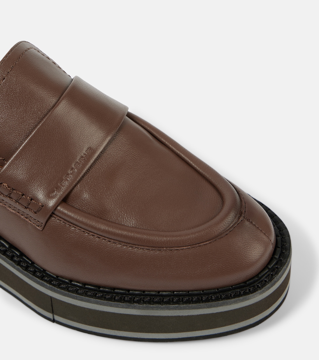 Bahati leather platform loafers | Clergerie