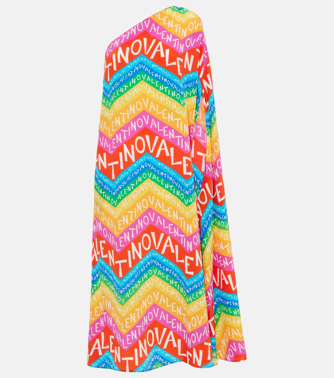 Midikleid Valentino Chevron 24 aus Seide | Valentino