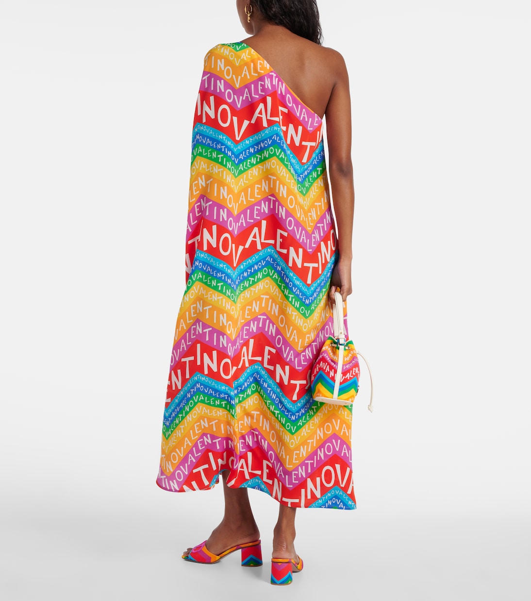 Midikleid Valentino Chevron 24 aus Seide | Valentino