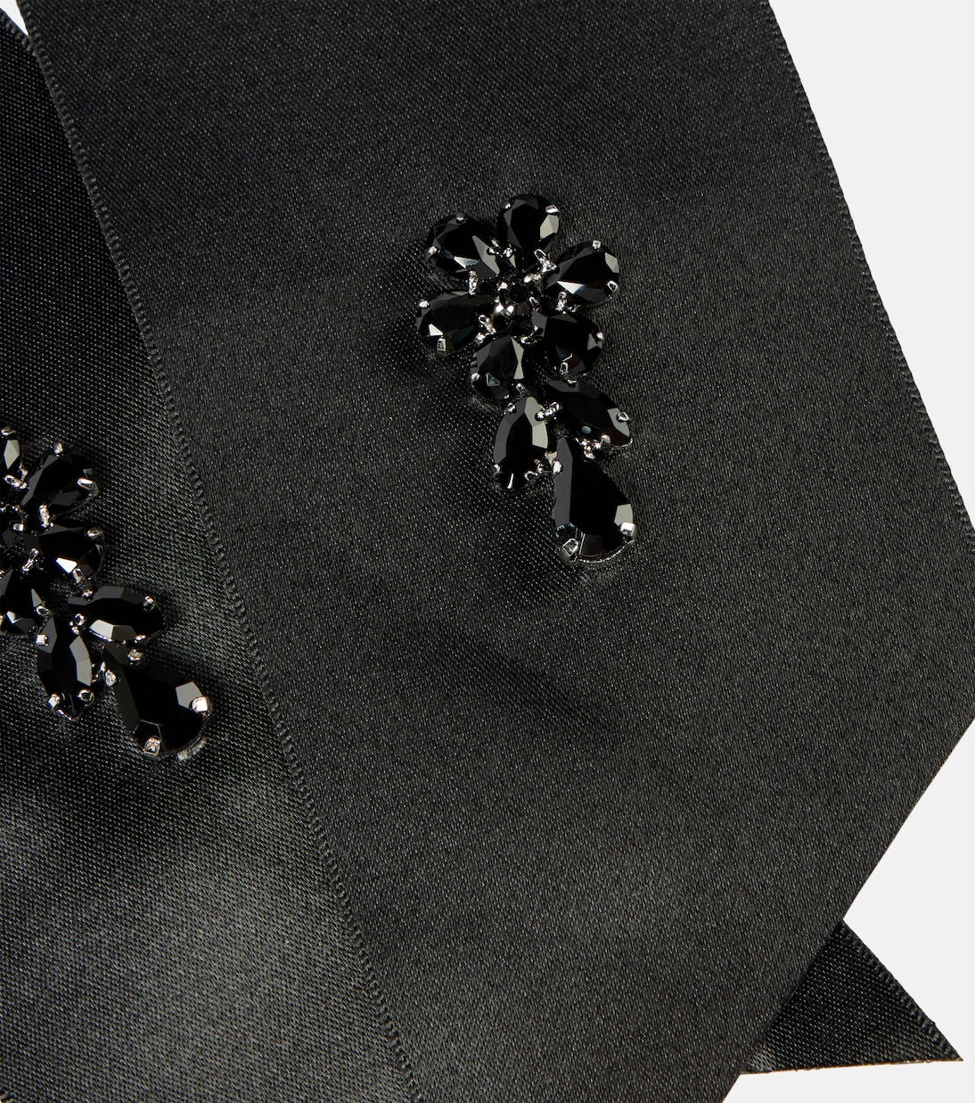 Embellished bow-detail satin barrette | Simone Rocha