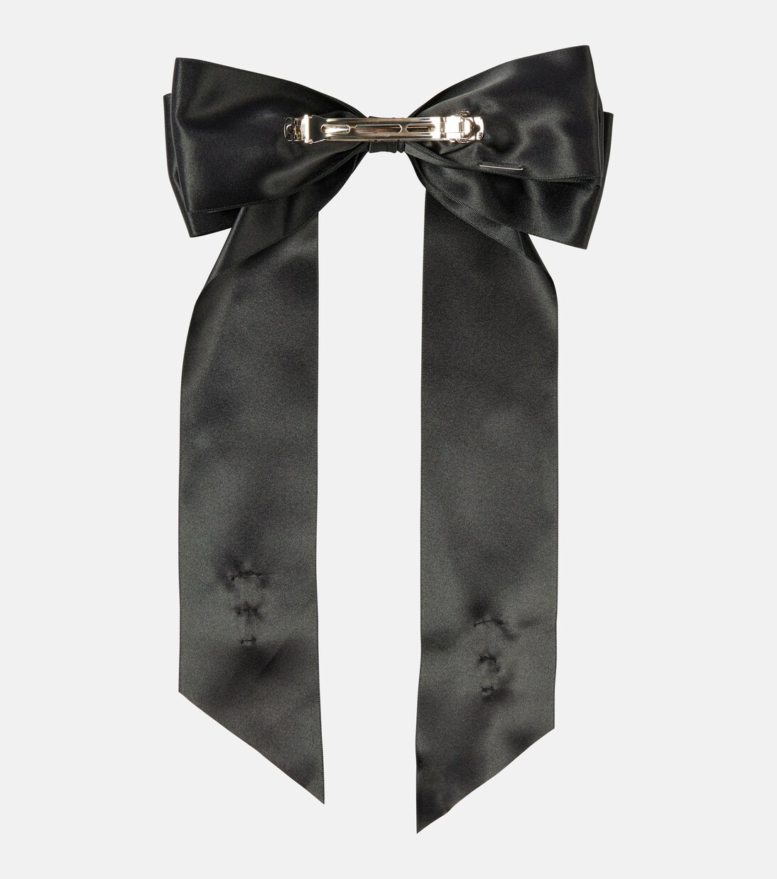 Embellished bow-detail satin barrette | Simone Rocha