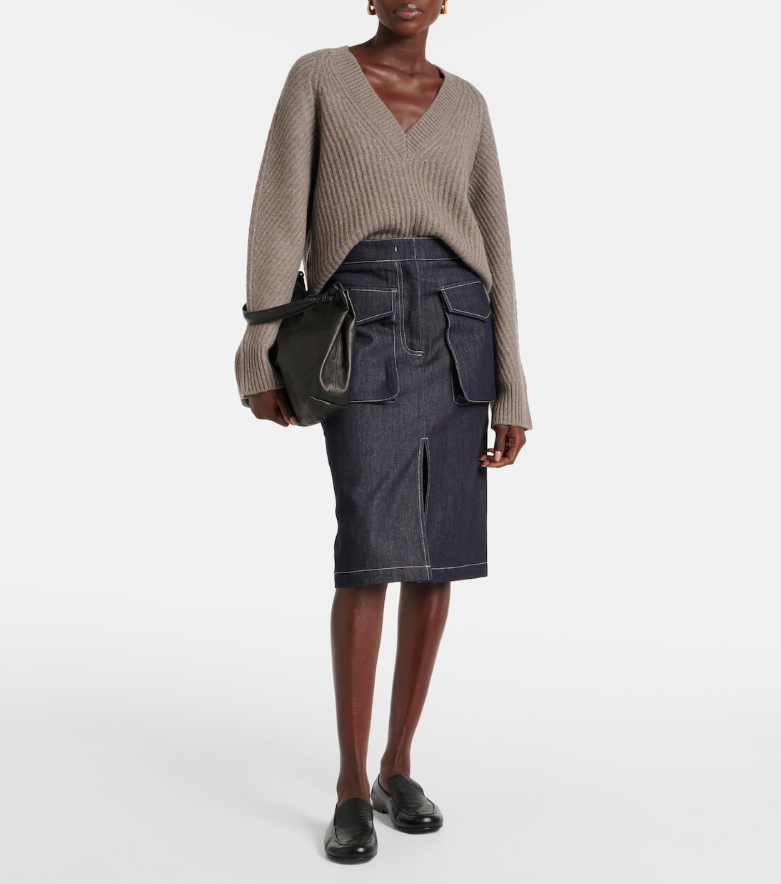 Denim pencil skirt | CO