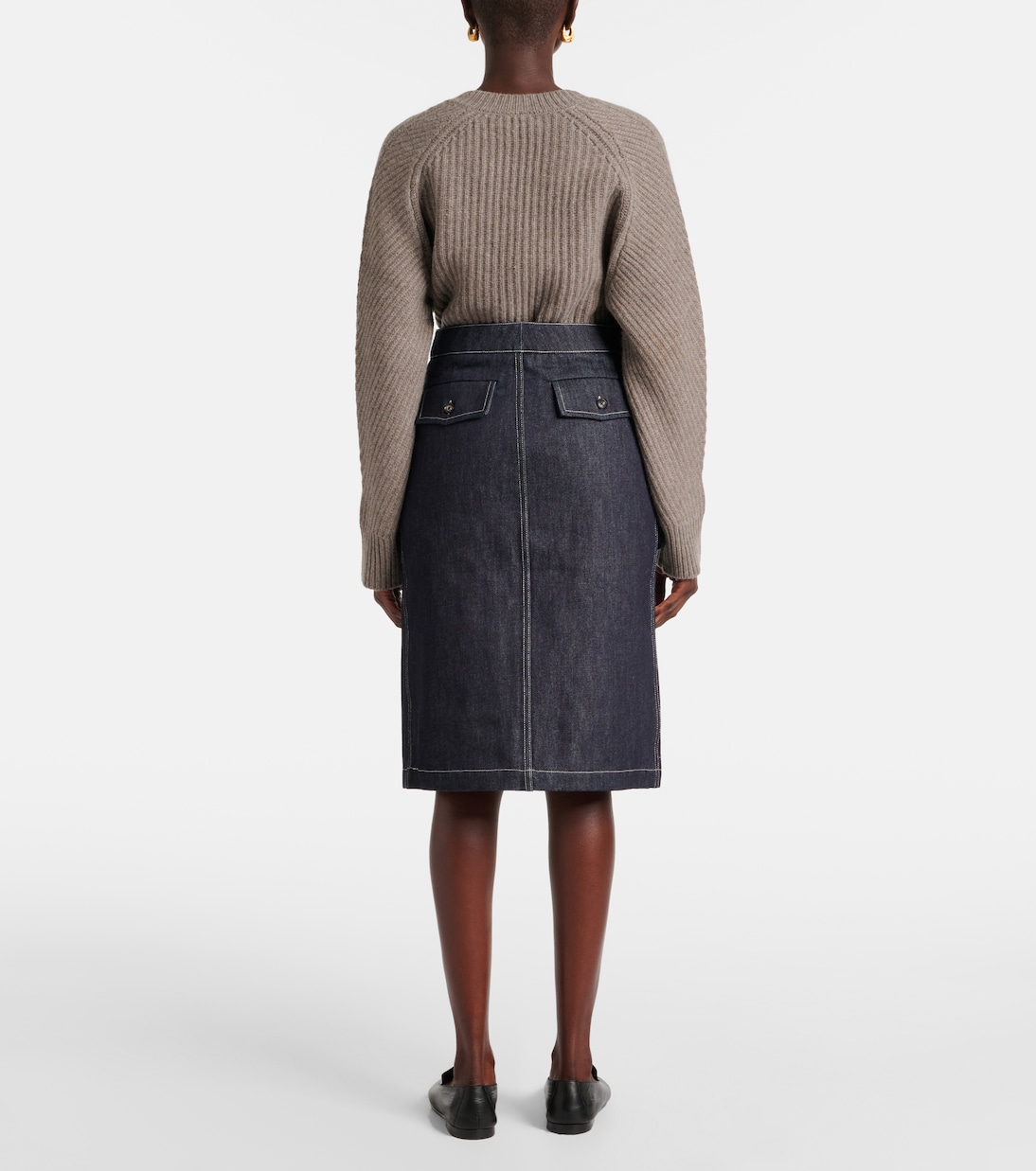 Denim pencil skirt | CO