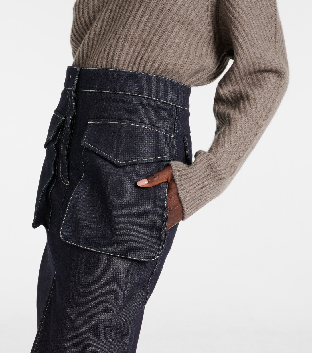 Denim pencil skirt | CO