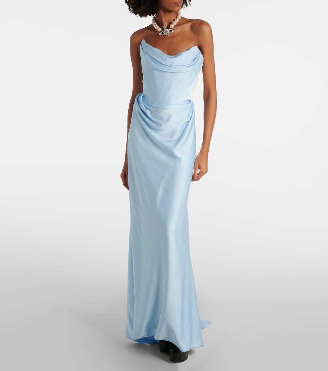 Galaxy strapless satin gown | Vivienne Westwood