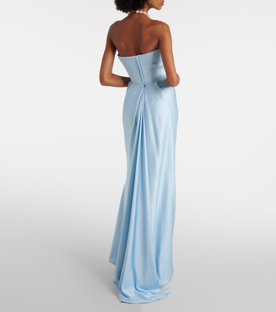 Galaxy strapless satin gown | Vivienne Westwood