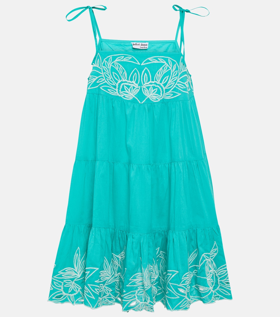 Robe brodée en coton | Juliet Dunn