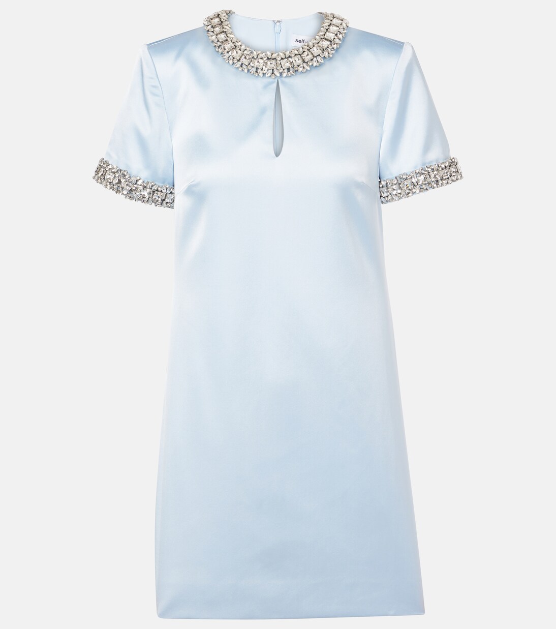Robe en satin à ornements | Self-Portrait