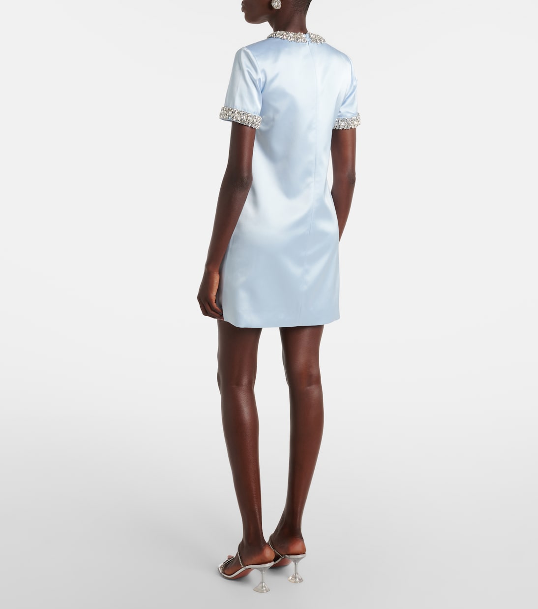 Robe en satin à ornements | Self-Portrait