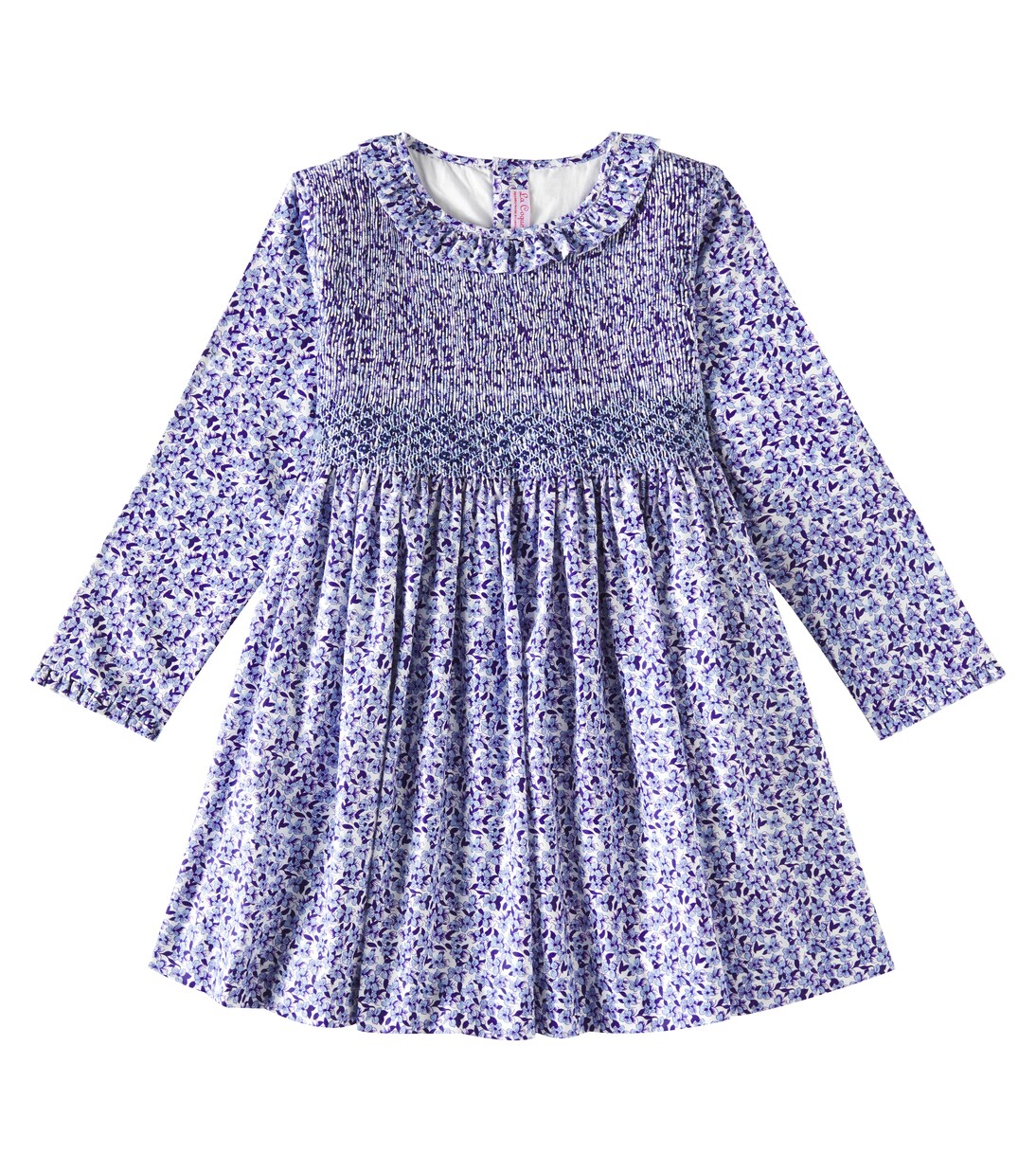 Manzanilla smocked floral cotton dress | La Coqueta