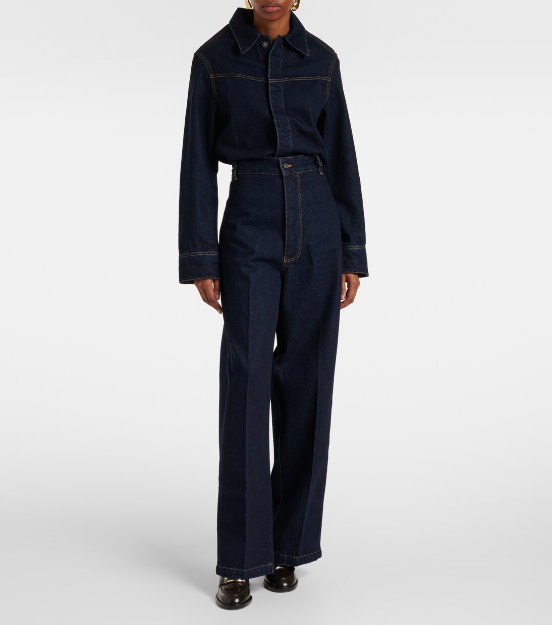 Jean ample à taille haute | Victoria Beckham