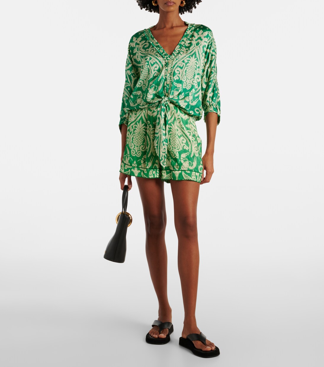 Lulu printed shorts | Poupette St Barth