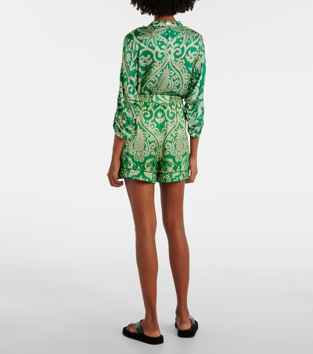 Lulu printed shorts | Poupette St Barth