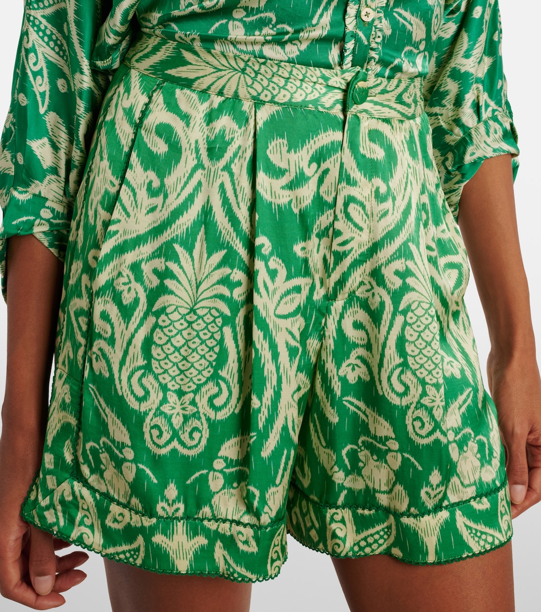 Lulu printed shorts | Poupette St Barth