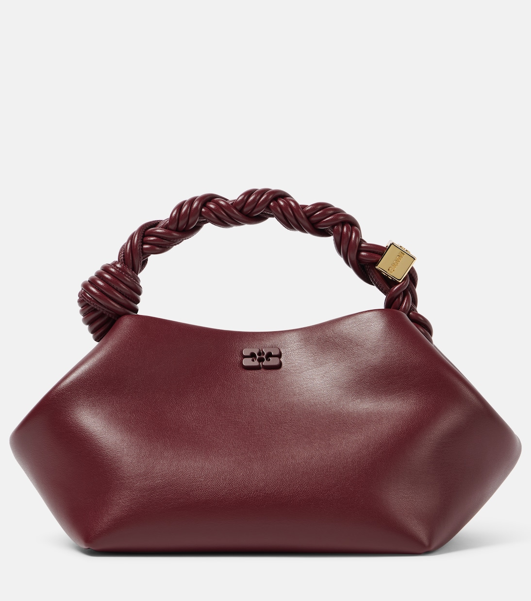 Bou Small leather shoulder bag | Ganni