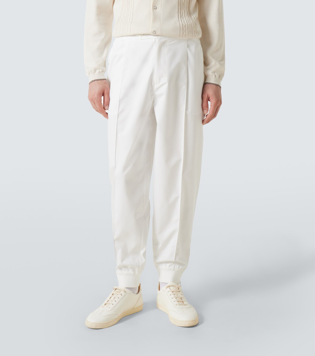 Pleated tapered pants | Brunello Cucinelli