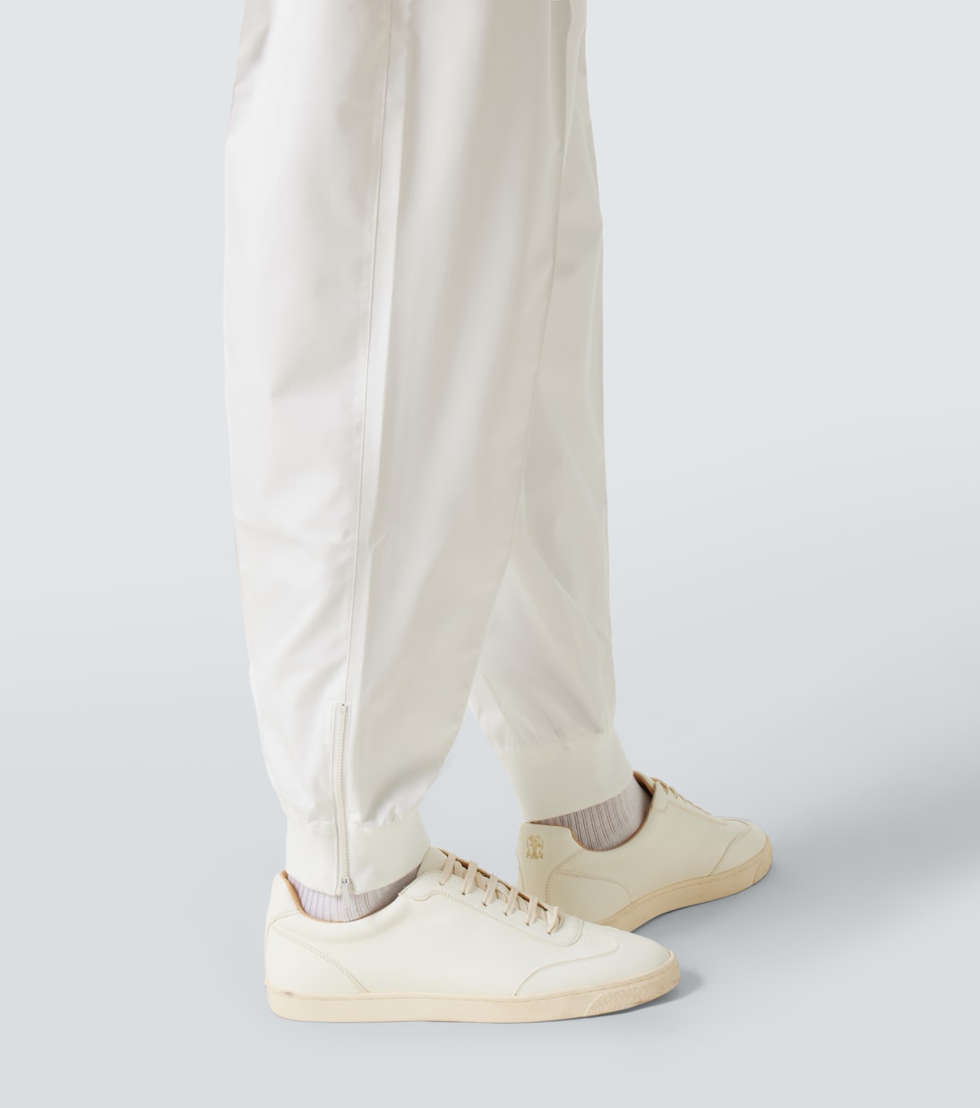 Pleated tapered pants | Brunello Cucinelli