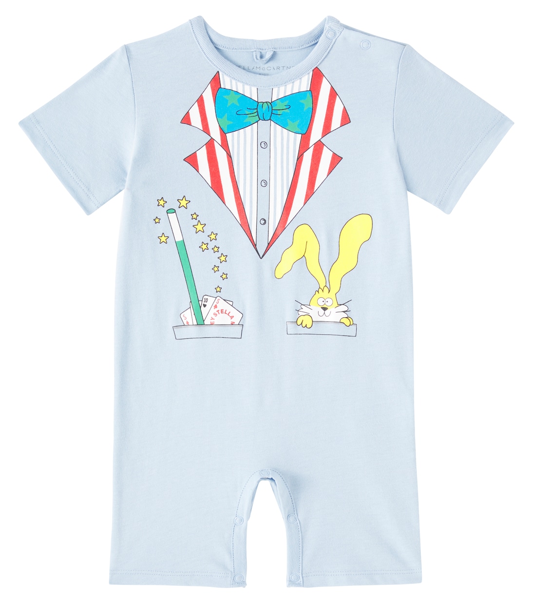 Baby printed cotton jumpsuit | Stella McCartney Kids
