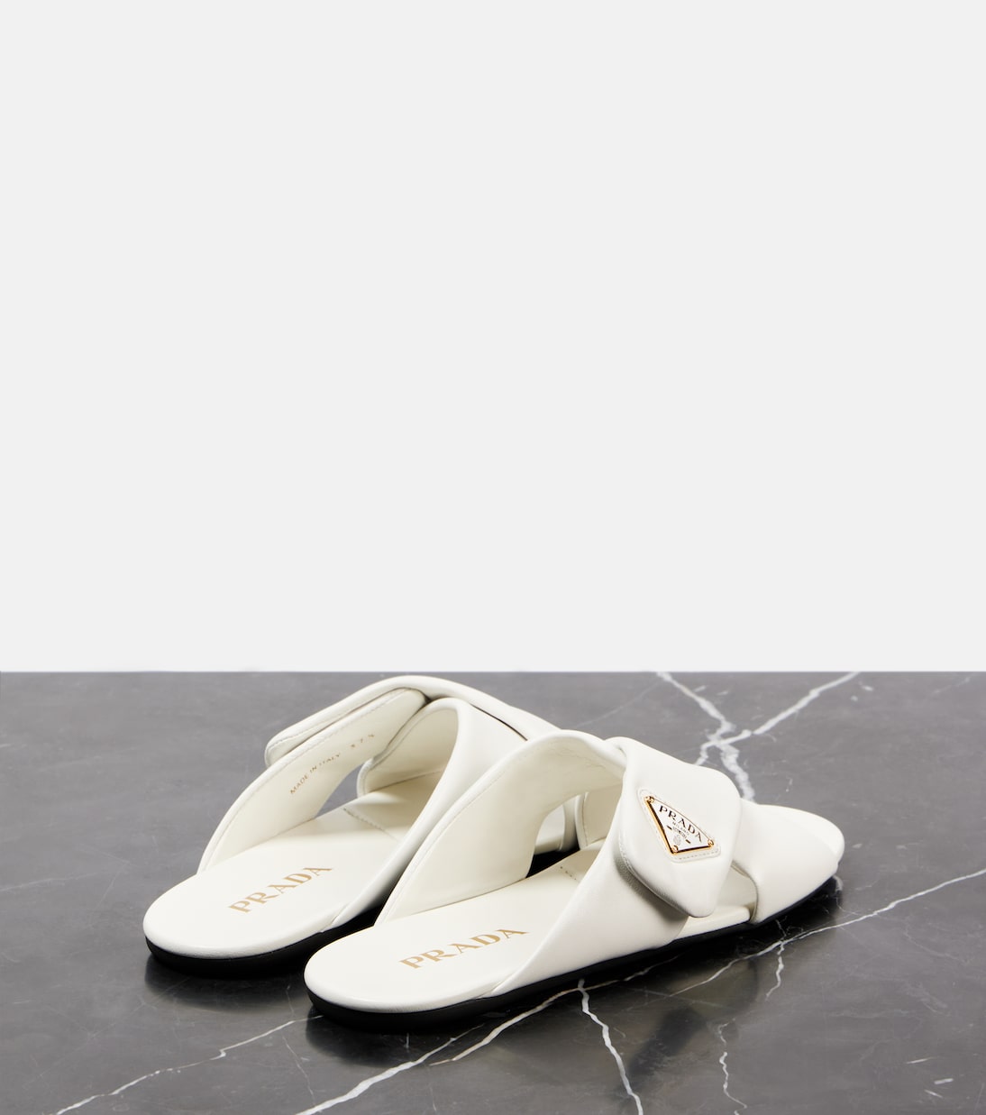 Leather sandals | Prada