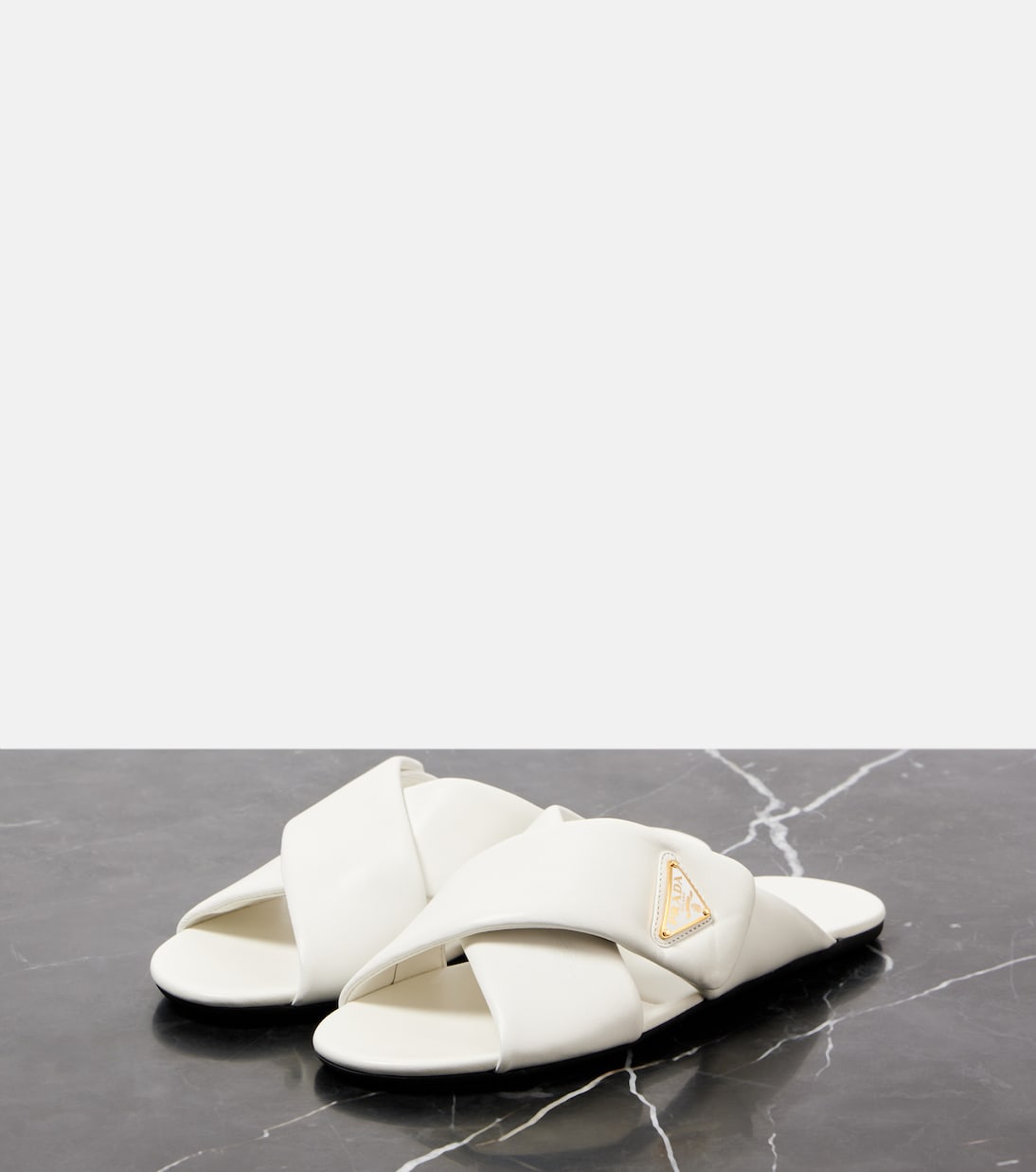 Leather sandals | Prada