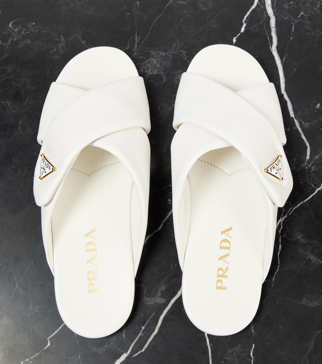 Leather sandals | Prada