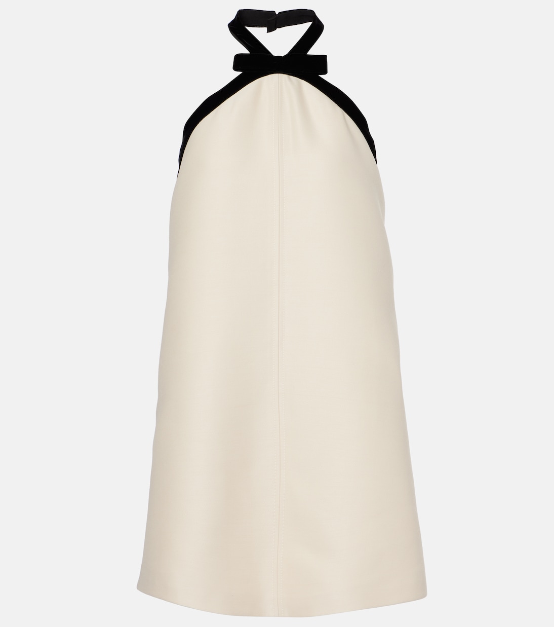 Bow-detail wool and silk crêpe minidress | Tom Ford