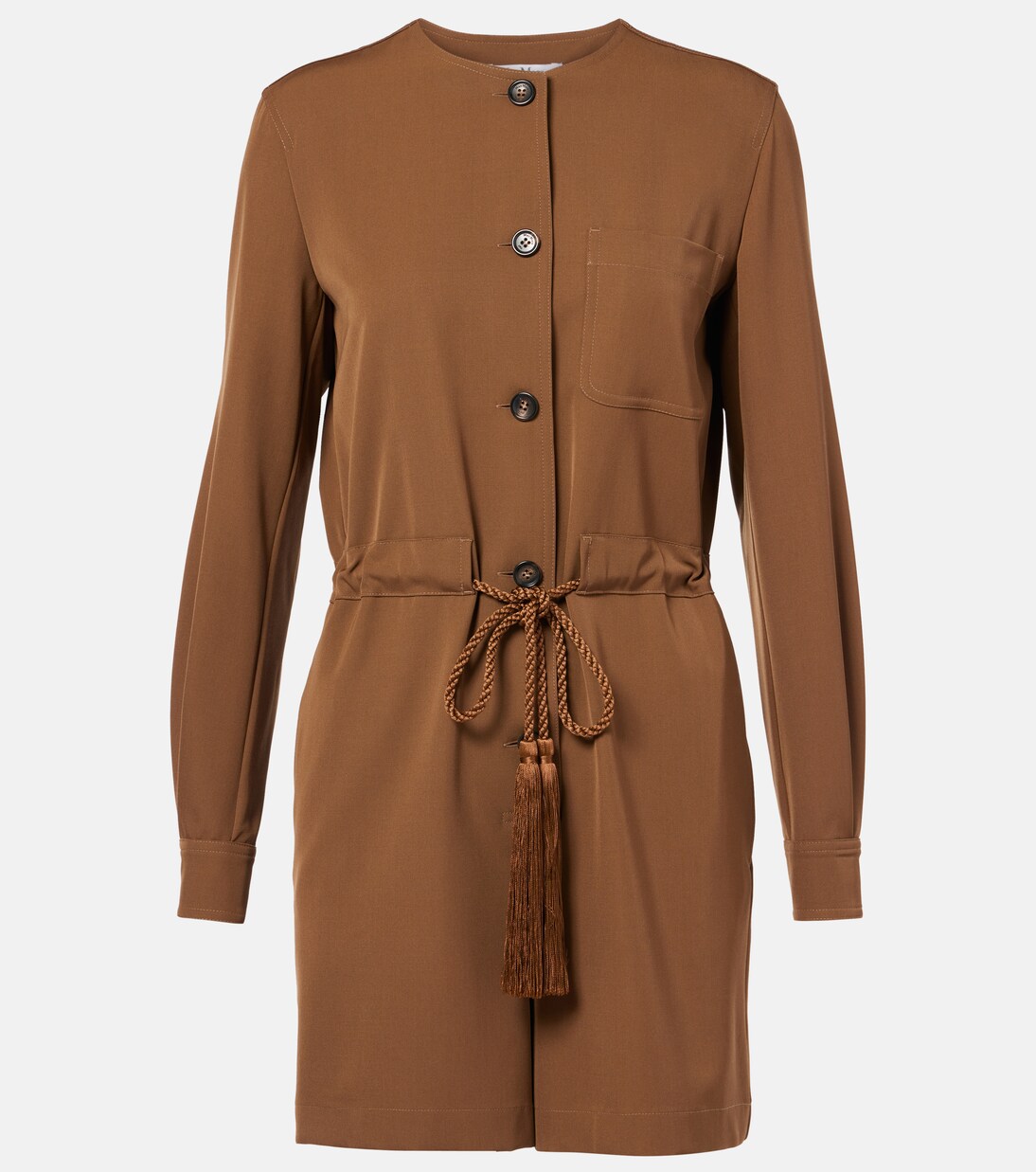 Maine belted wool gabardine playsuit | Max Mara