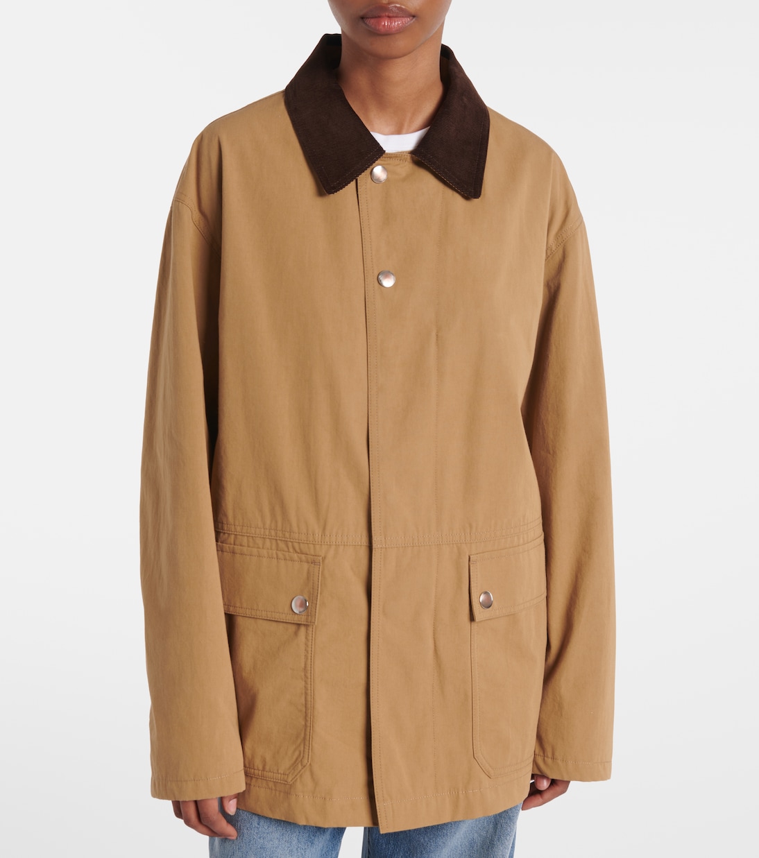 Frank cotton gabardine jacket | The Row