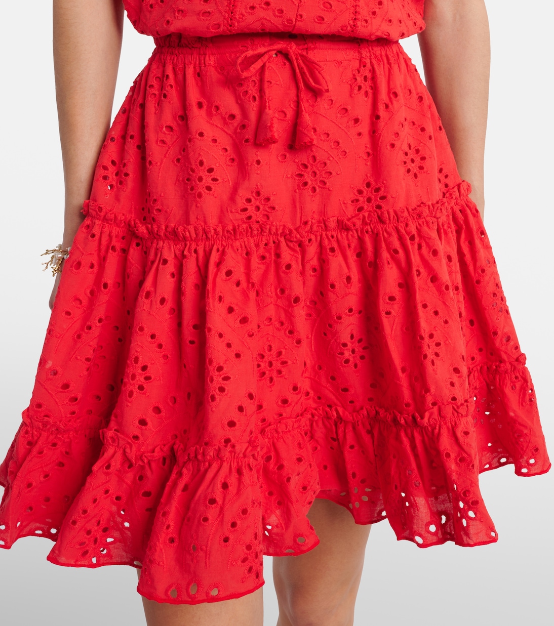 Robe Clara en coton à broderies anglaises | Poupette St Barth