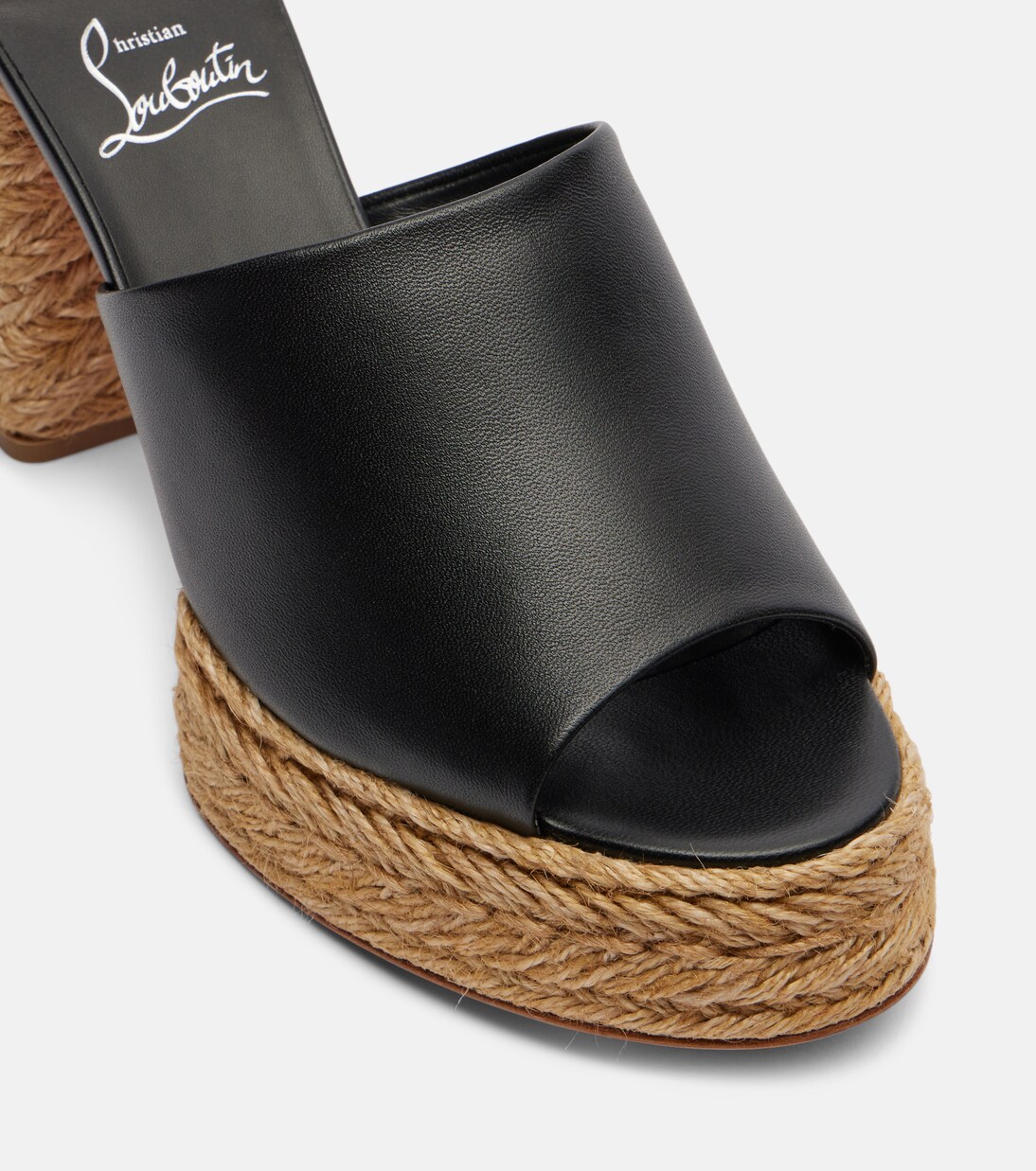 Calakala 85 leather platform mules | Christian Louboutin