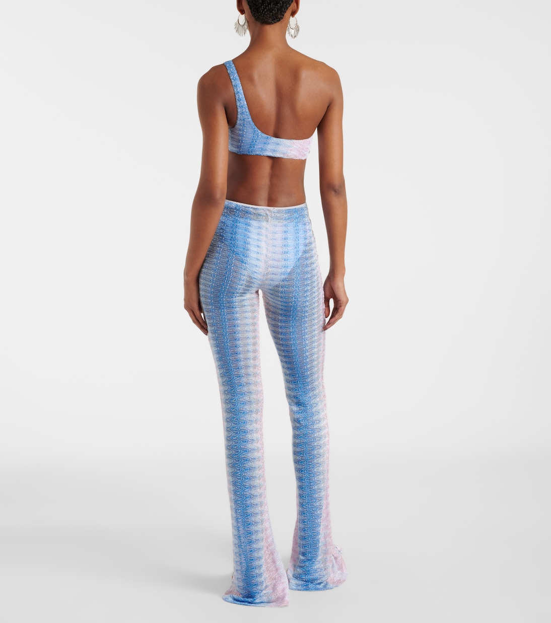 Semi-sheer flared pants | Missoni