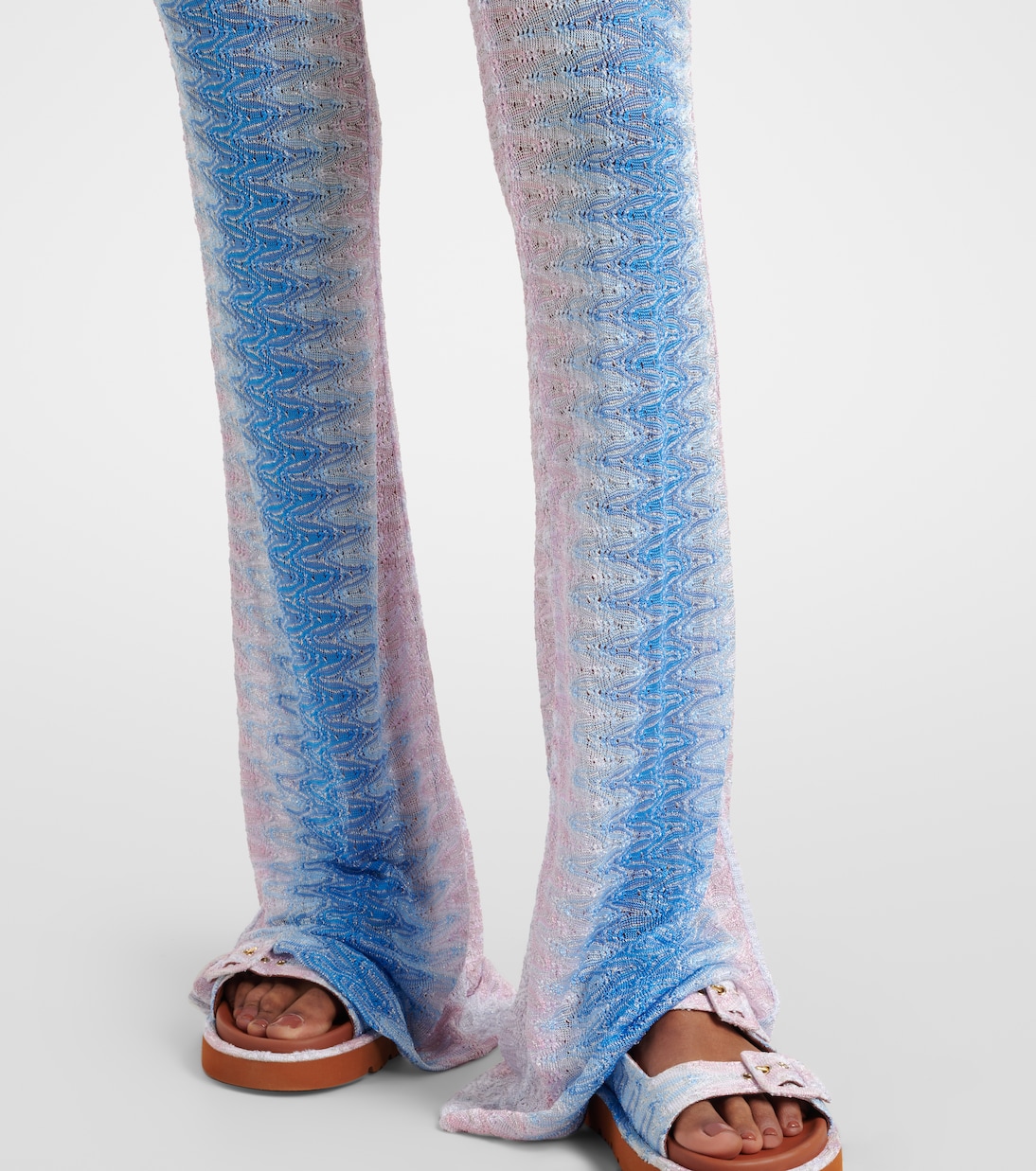 Semi-sheer flared pants | Missoni