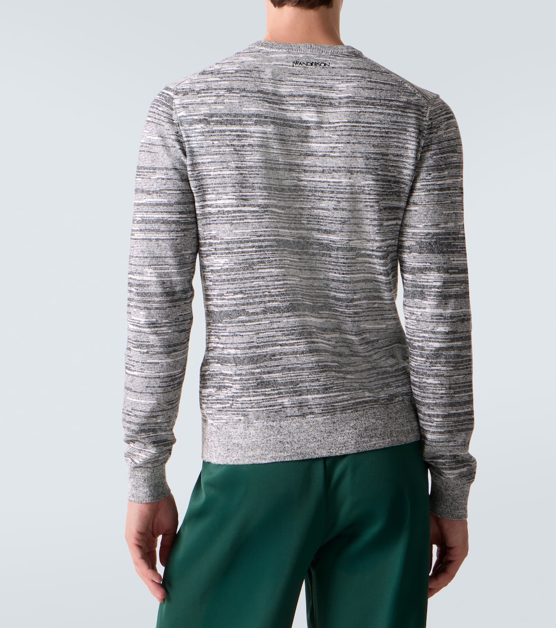 Camiseta con botones en mezcla de algodón y lino | JW Anderson