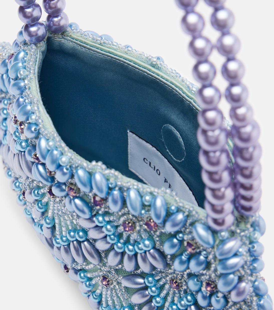 Scallop Mini embellished tote bag | Clio Peppiatt